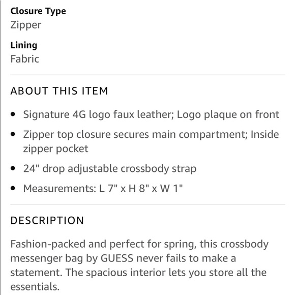 Guess Hula Girl Mirrored Crossbody Purse - Picture 5 of 9